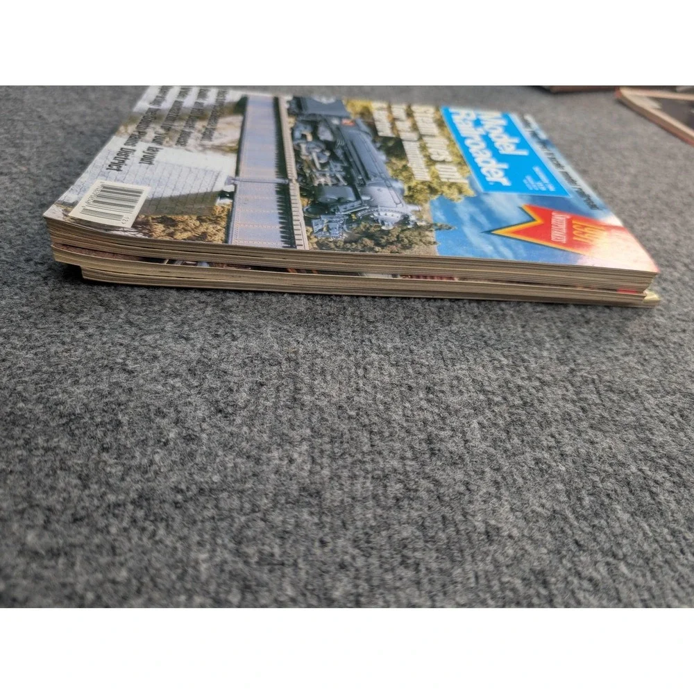 Vintage Model Railroader‎ Magazine Lot Of 6 Kalmbach 1997 Blue Covers USA